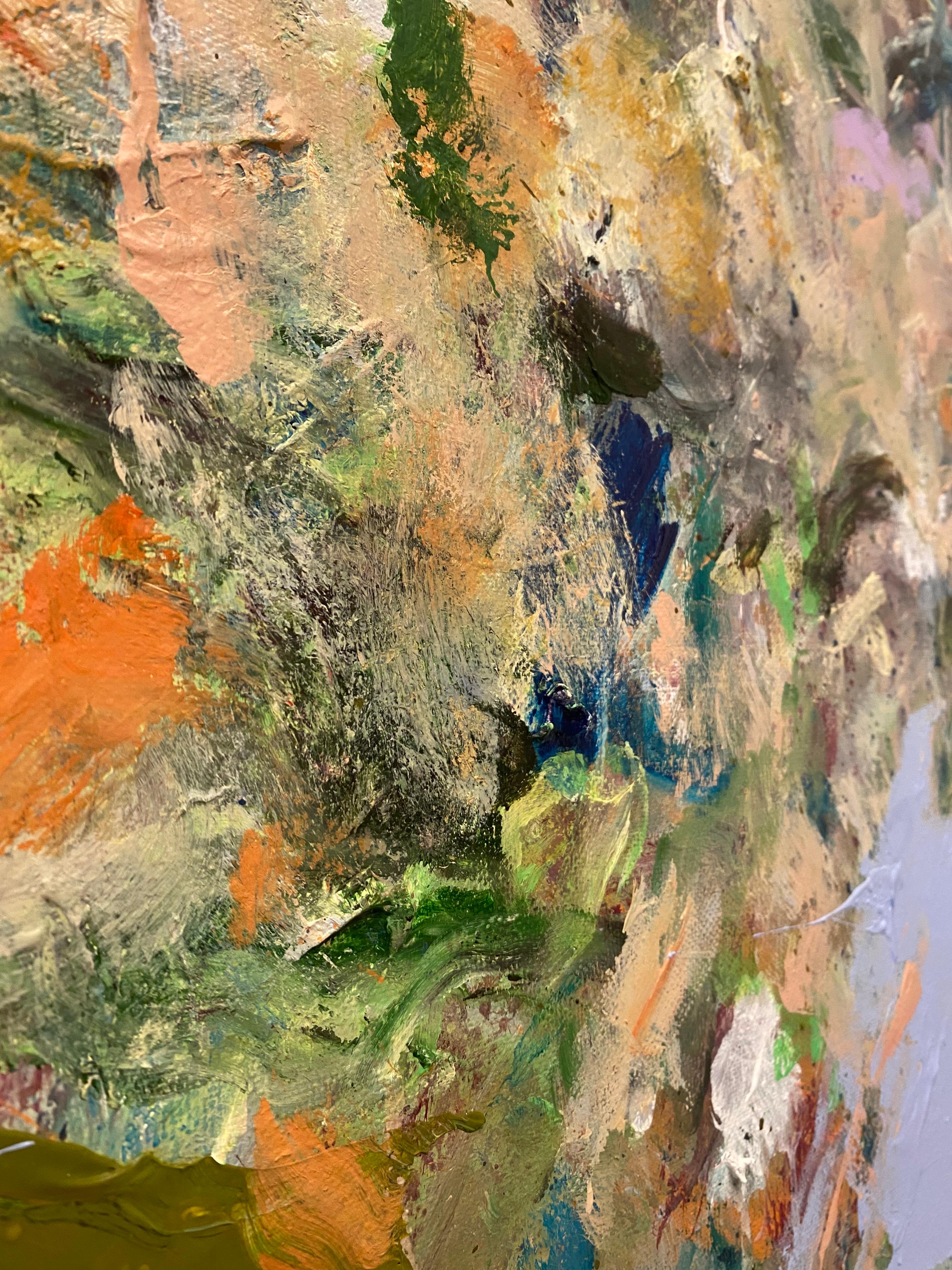 This painting is part of a series titled Contemplation and Introspection. In this series I am exploring the profound relationship between nature and the human experience. The collection features contemporary works inspired by the natural world,