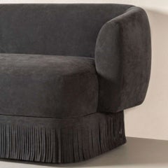 Lloyd Two-Seat Sofa with Fringes by Glenn Sestig x Giobagnara