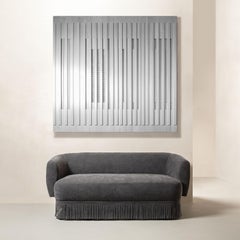 Lloyd Two Seats Sofa With Fringes by Giobagnara
