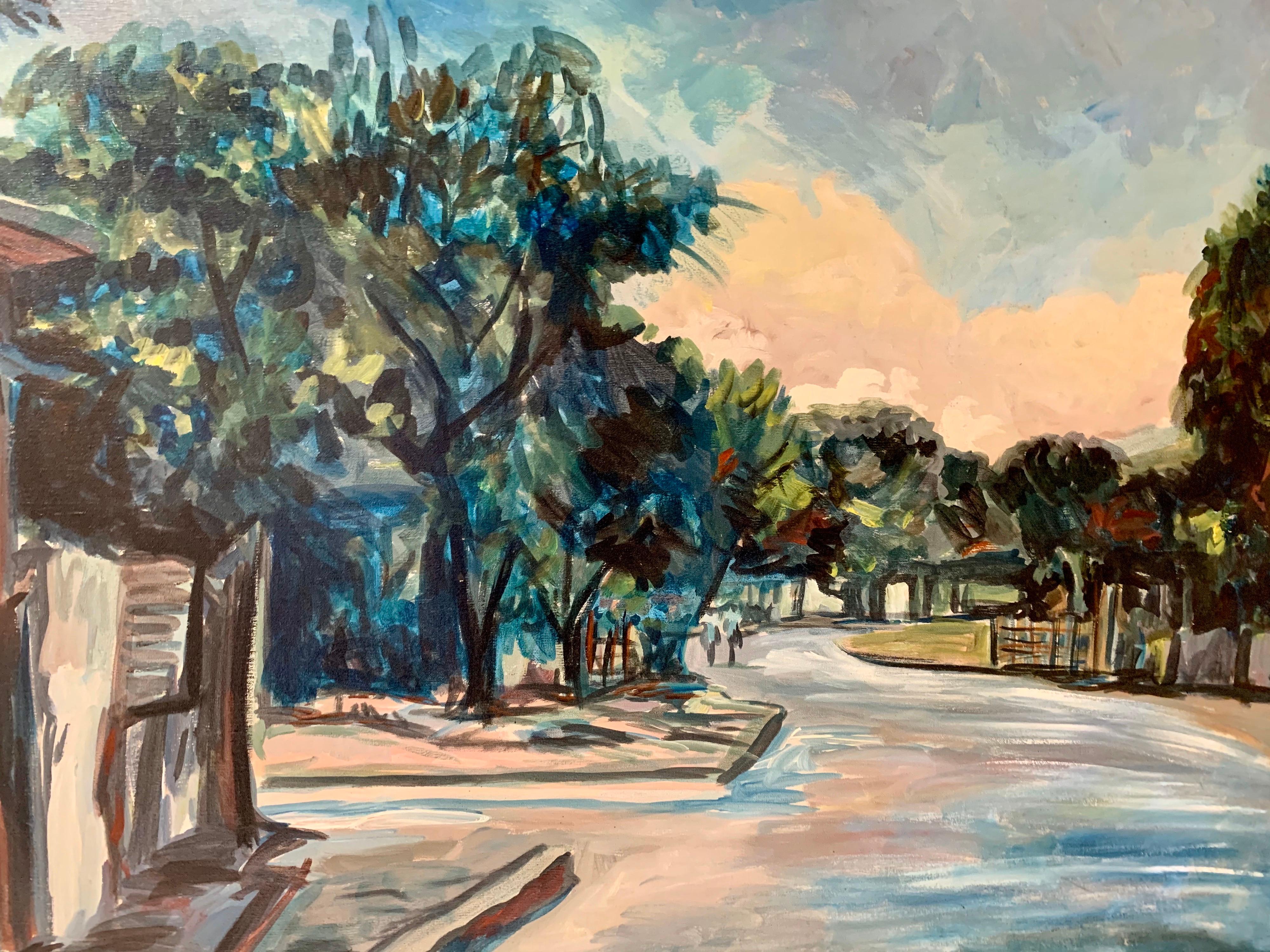 Lloyd Van Pitterson Original Painting In Good Condition In West Hartford, CT