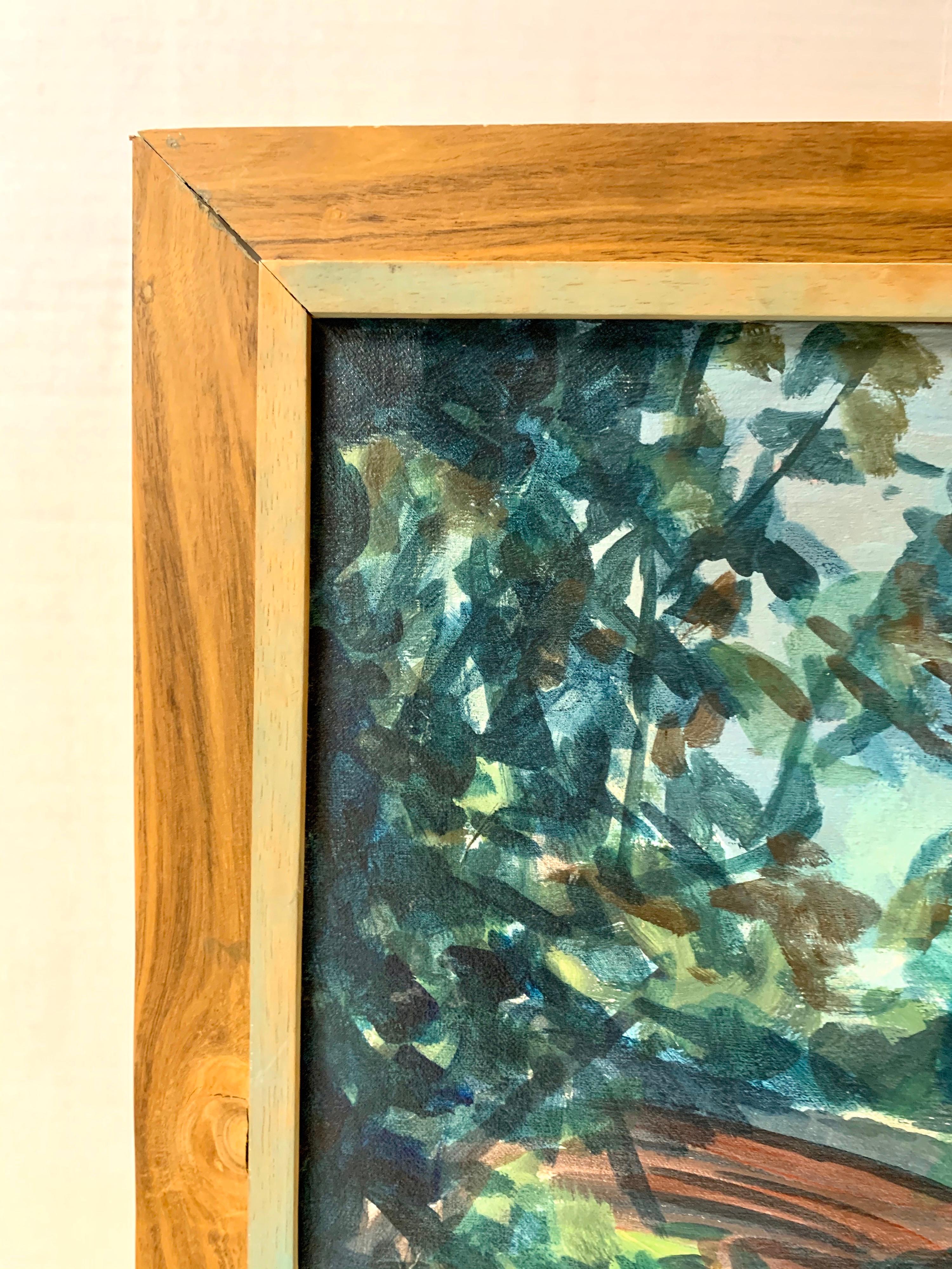 Mid-20th Century Lloyd Van Pitterson Original Painting
