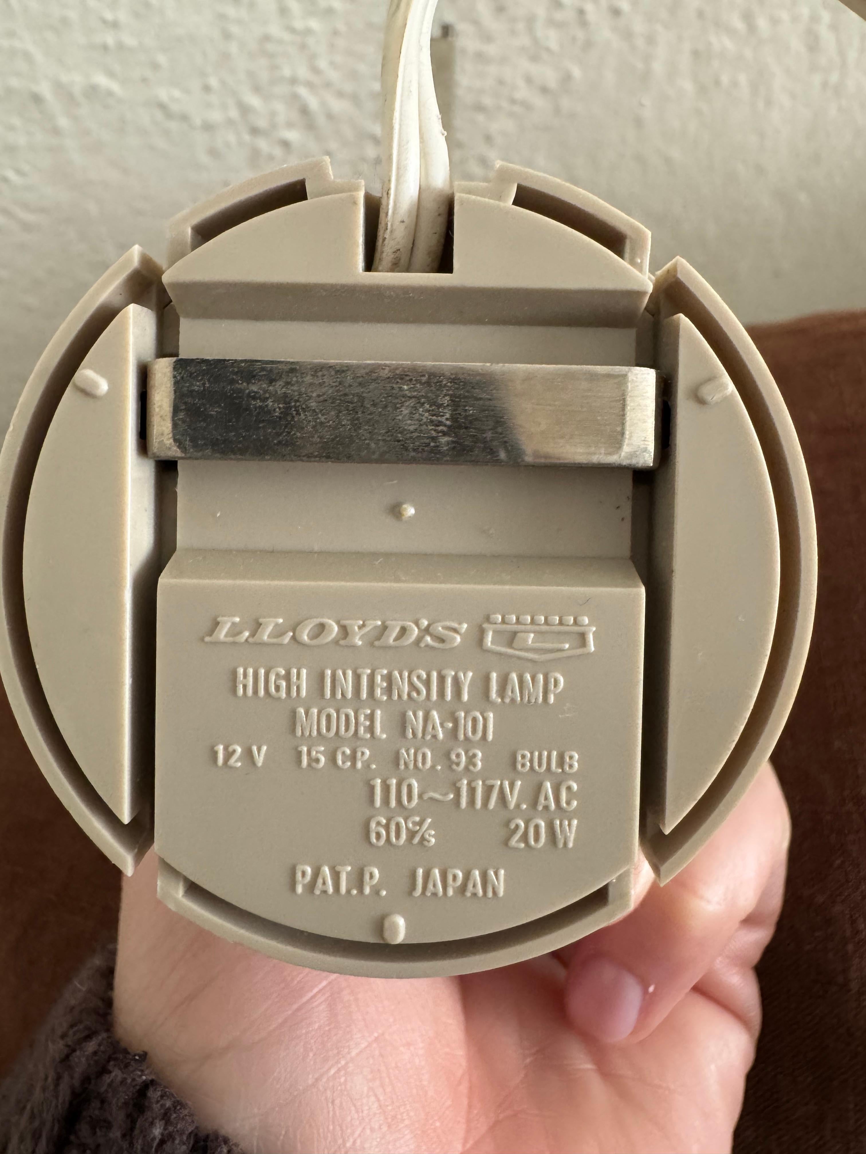 Lloyd's Tensor Style High Intensity Lamp For Sale 2