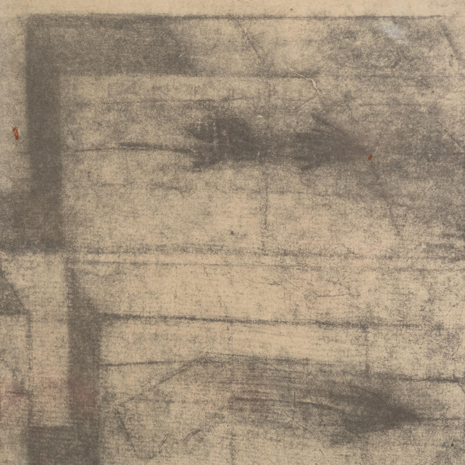 LLuis LLeo Abstrakte Orange, Schwarz und Beige gerahmte Lithografie auf Papier, 1999 im Angebot 6