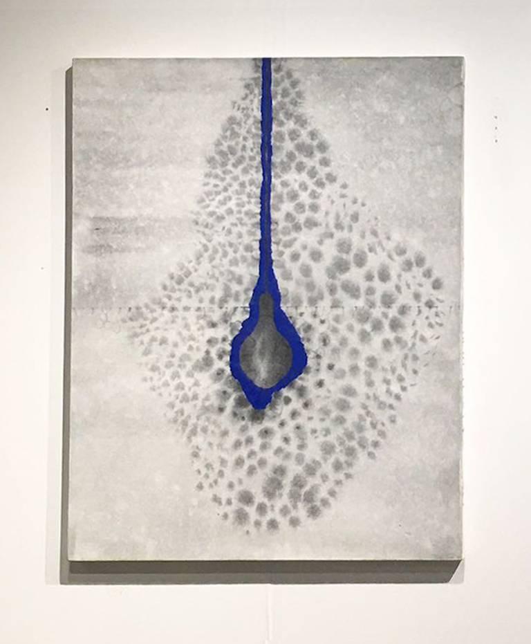 Lluis Lleó Abstract Painting - End of Light, Oil, Graphite and Ink on Canvas, 2012