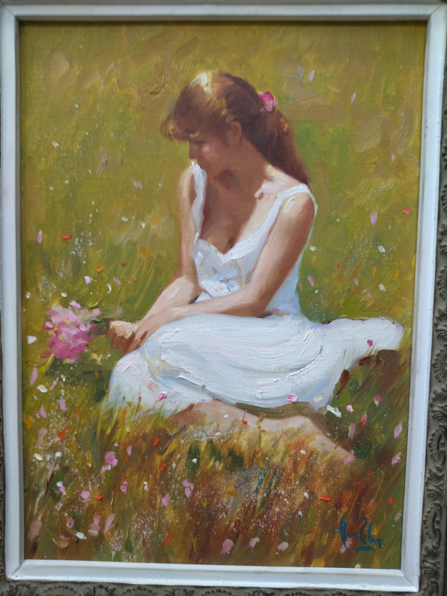 LLuis Ribas  paysage original  peinture - Painting de Lluis Ribas