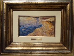 Lluis Ribas 17 Kleine Mittelmeer Küste ursprüngliche Landschaft Malerei