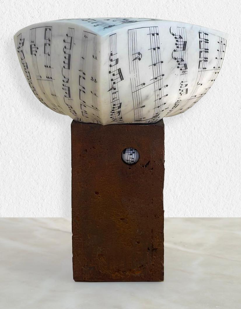 Fuga B - 21st Century, Contemporary, Abstract Sculpture, Music, Script