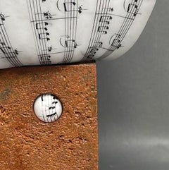 Fuga F - 21st Century, Contemporary, Abstract Sculpture, Music, Script
