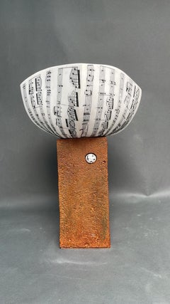 Fuga M – 21. Jahrhundert, Zeitgenössisch, Abstrakte Skulptur, Musik, Schrift
