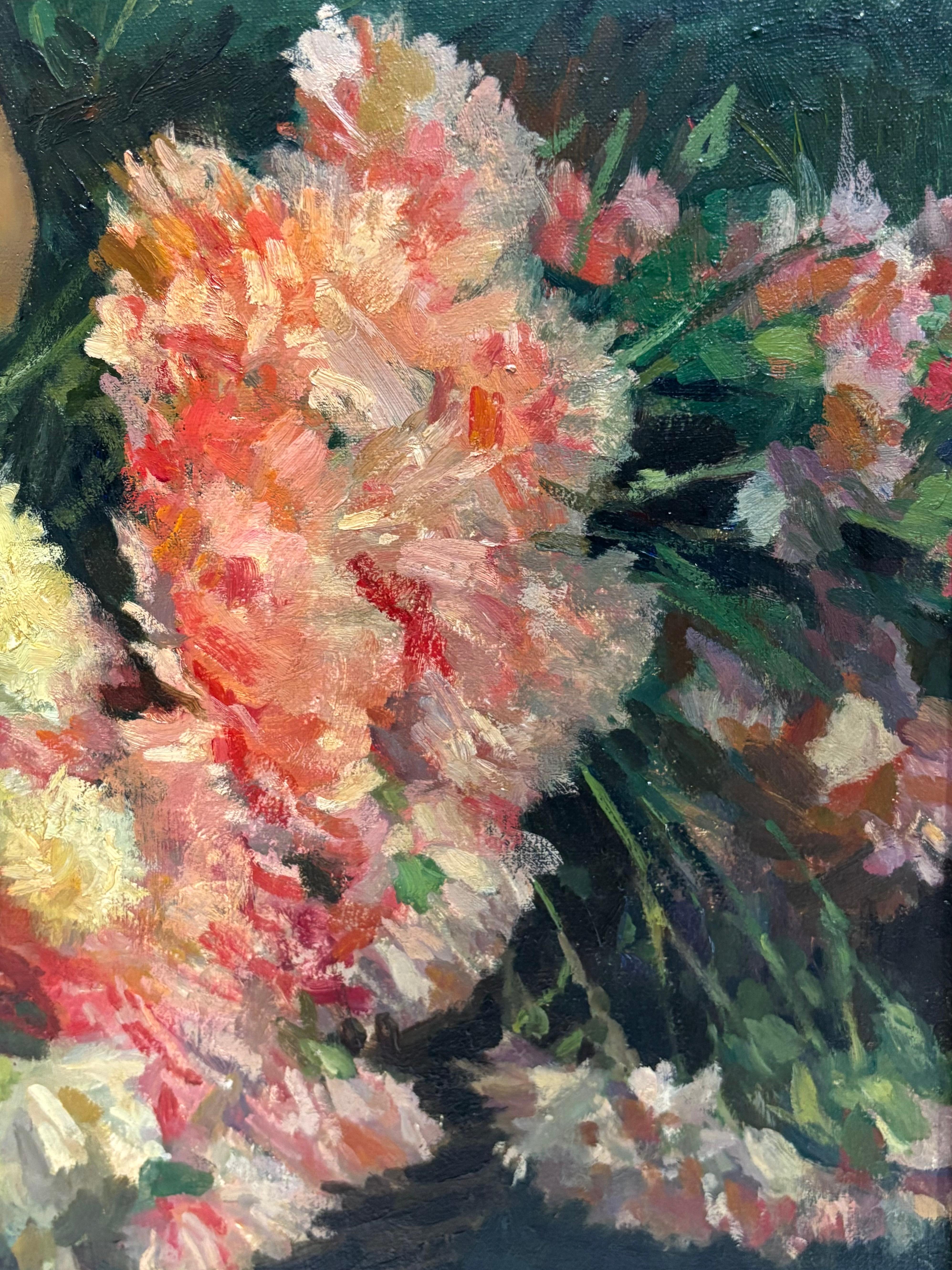 Joven con cesta de flores For Sale 2