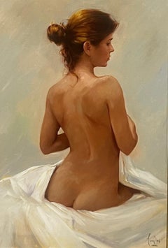 Desnudo femenino - Óleo sobre tela