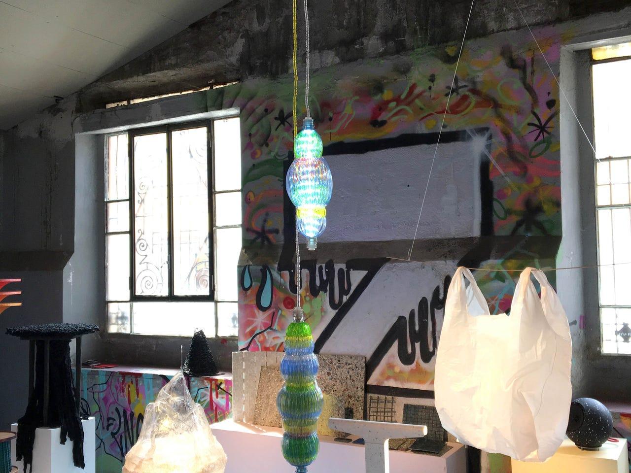 Plastic Lluvia 001 Pendant Lamp by Anabella Georgi