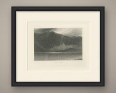 Llyn Idwal, Snowdonia, Antique Steel Engraving after E.M. Wimperis, circa 1876