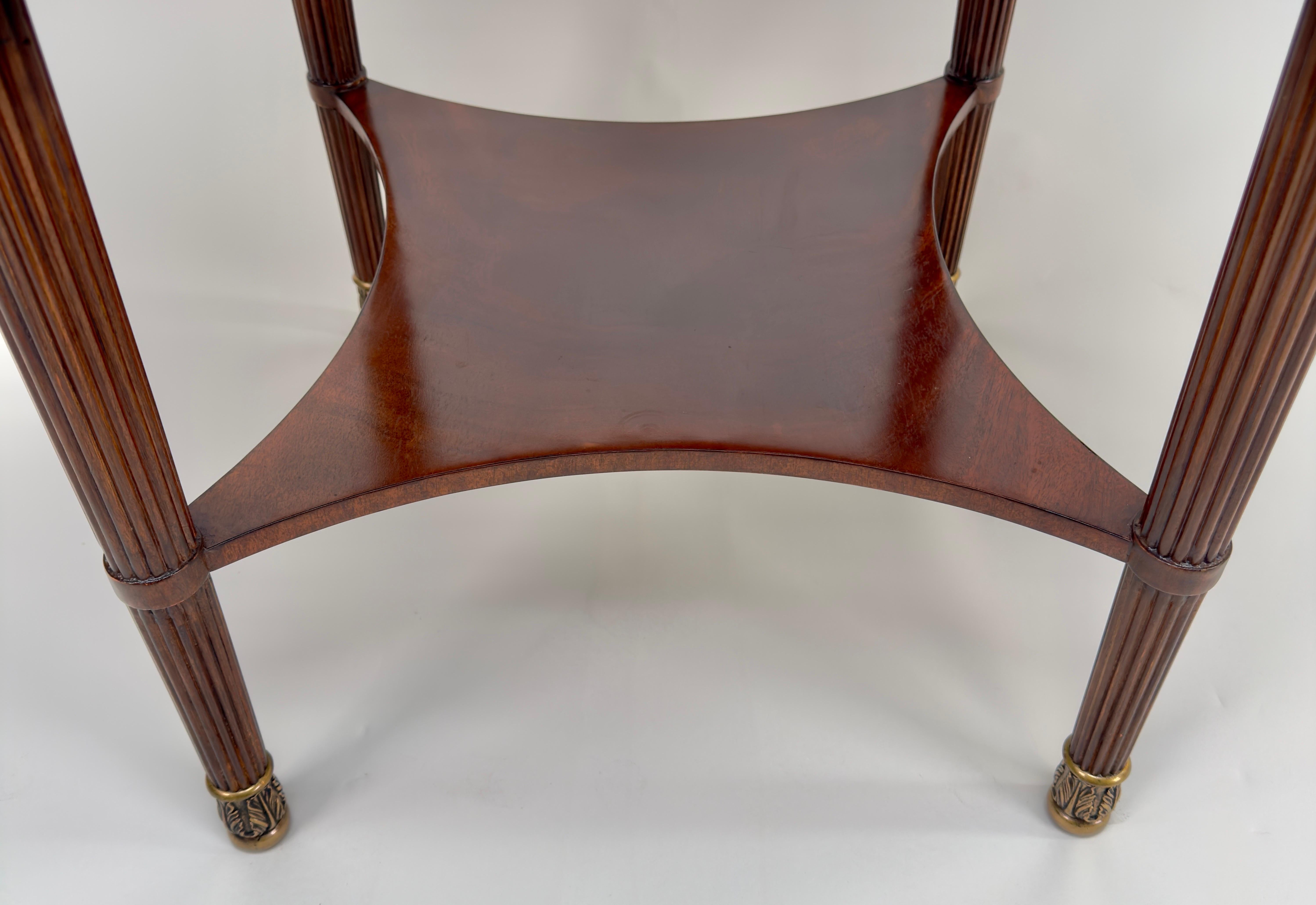 LLyod Boxton Table d'appoint en acajou Bouillotte de style Louis XVI, une paire  en vente 8