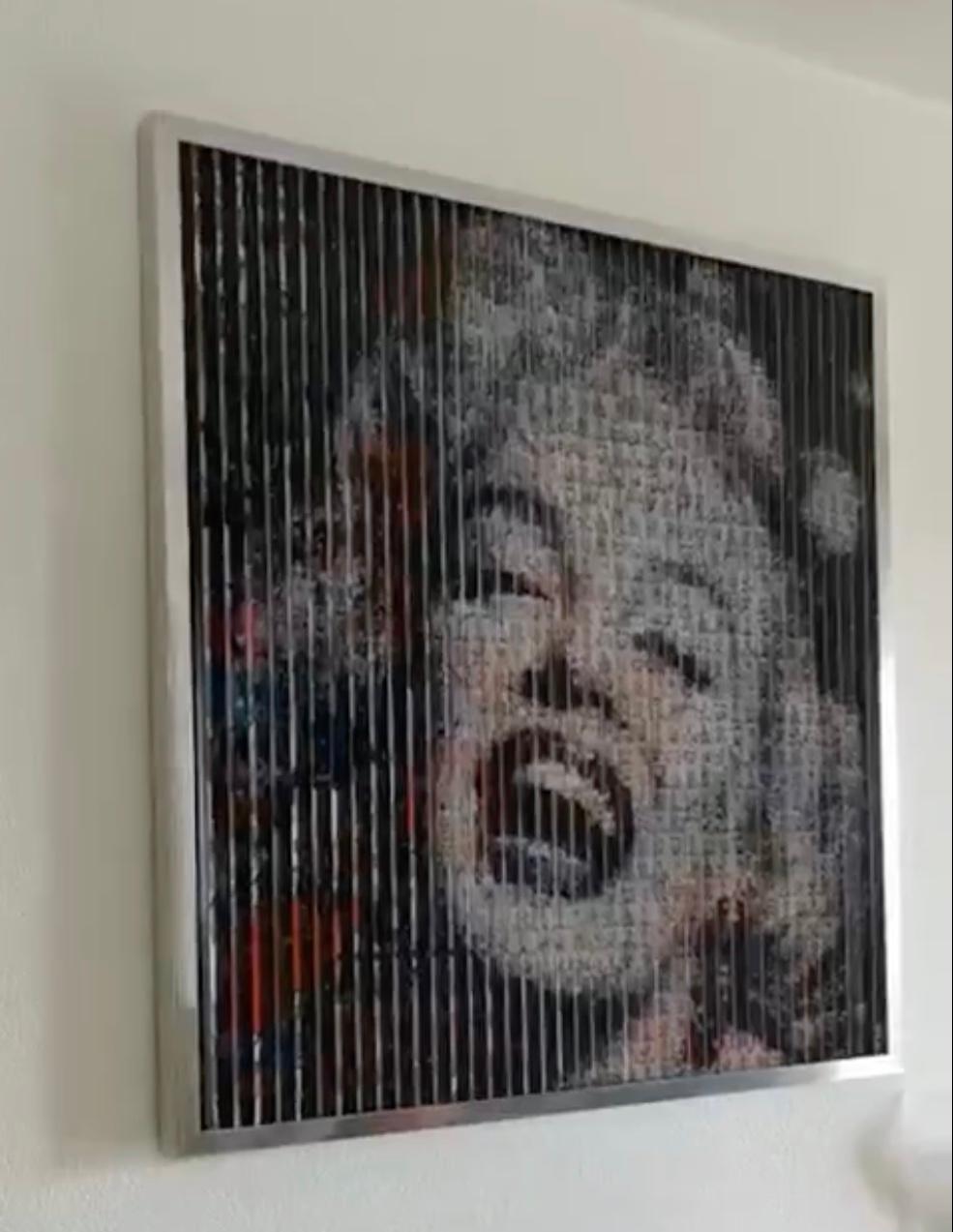 Hot Kinetic Art - Marilyn Monroe  - Pop Art Mixed Media Art by LNG