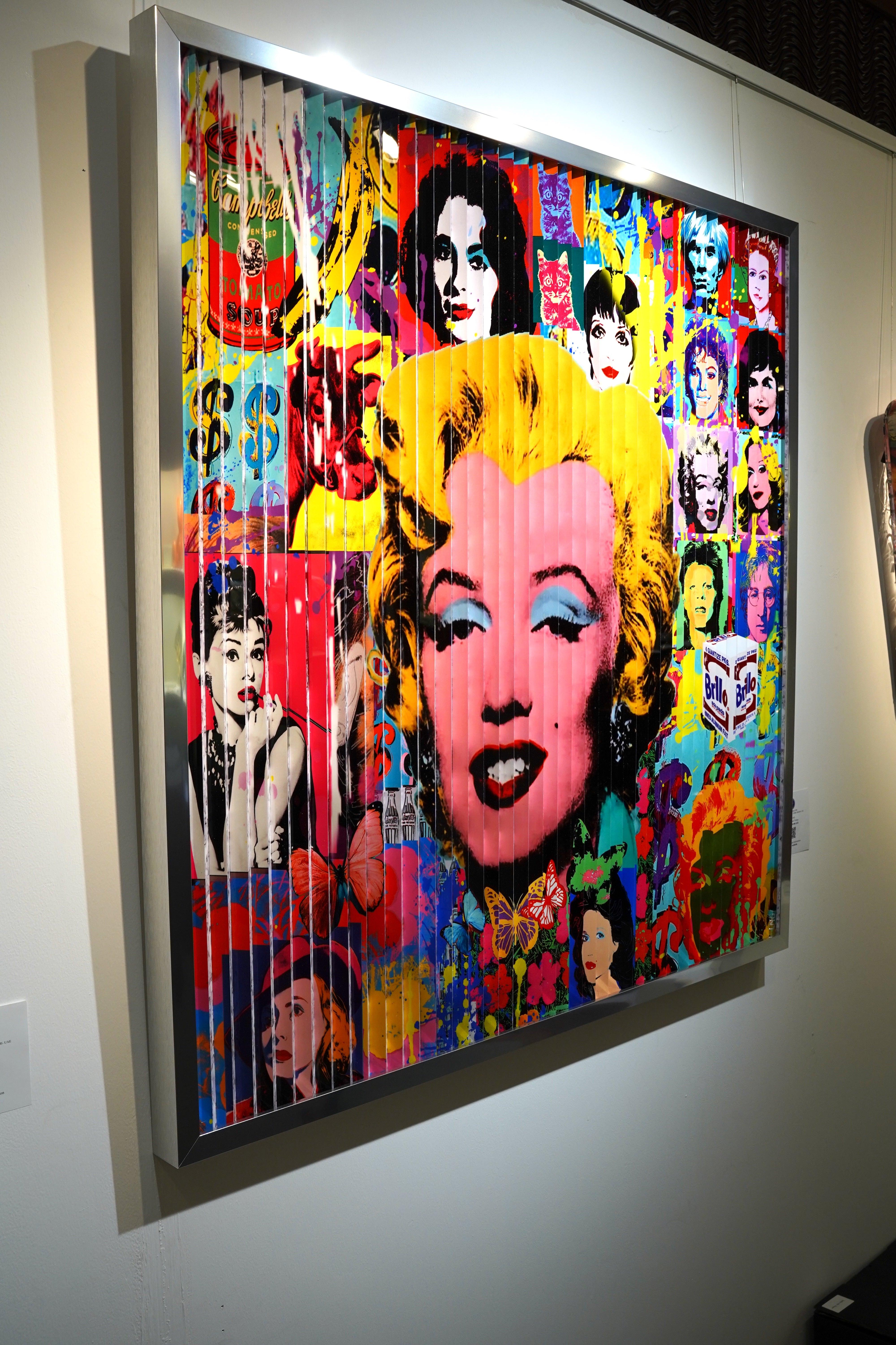 Medium Aluminium frame

Technique: Kinetic Art on metal

Edition: Limited edition of 12

Dimension: 100 x 100 cm + 3cm with frame&nbsp;

Weight: 10kg&nbsp;

Information: Helene, a self-taught French artist, transitioned from a 30-year career in
