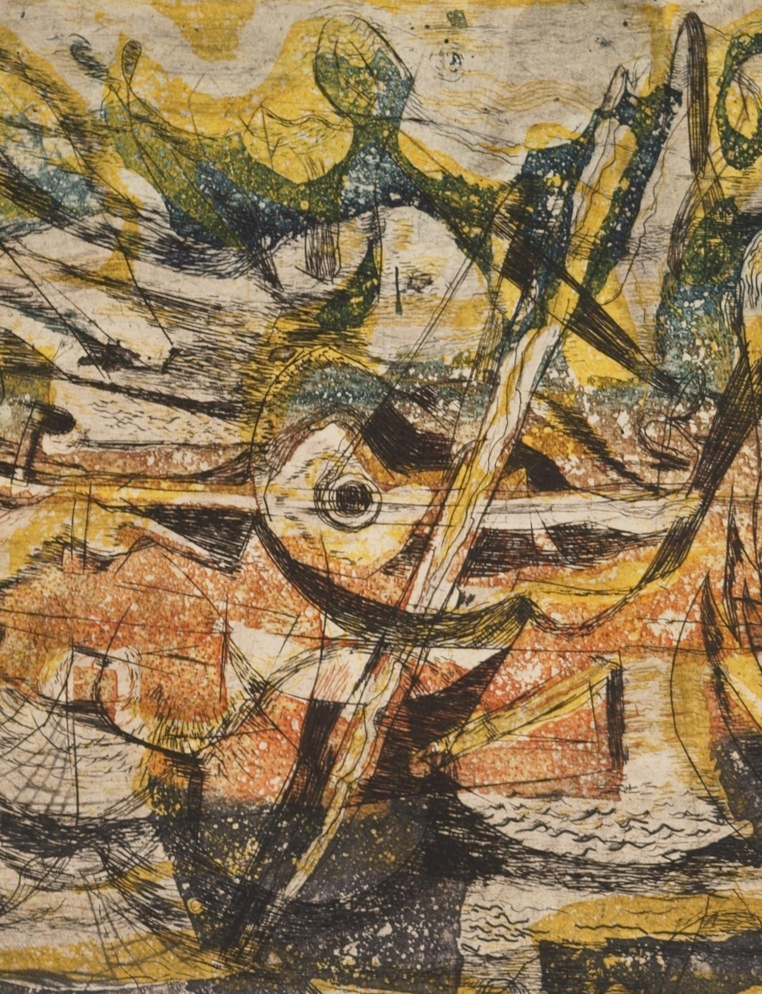 Aubade – Painting von Léo Maillet