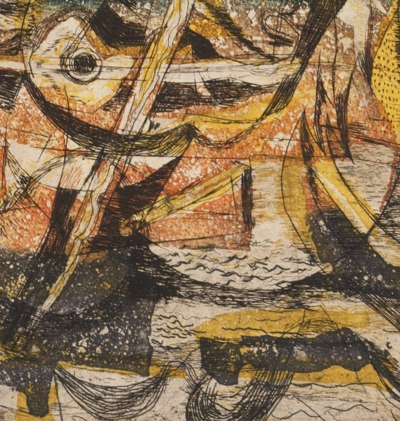 Aubade (Abstrakter Expressionismus), Painting, von Léo Maillet