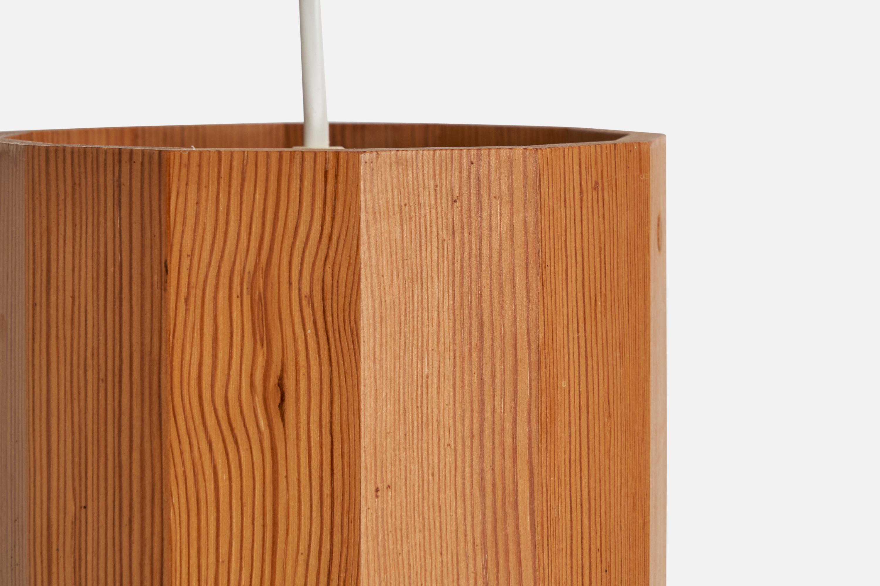 I.L.A. Lampe à suspension Nilsson, pin, Suède, 1970 en vente 2