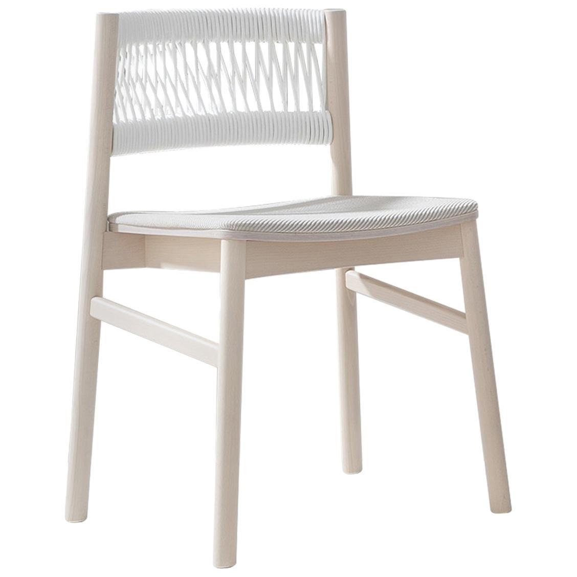 Load 647 Weißer Stuhl von Emilio Nanni