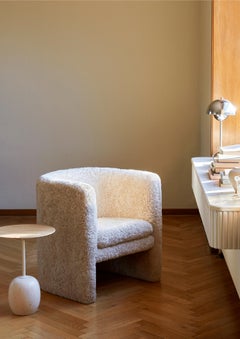 Chaise longue Loafer de Space Copenhagen en peau de mouton