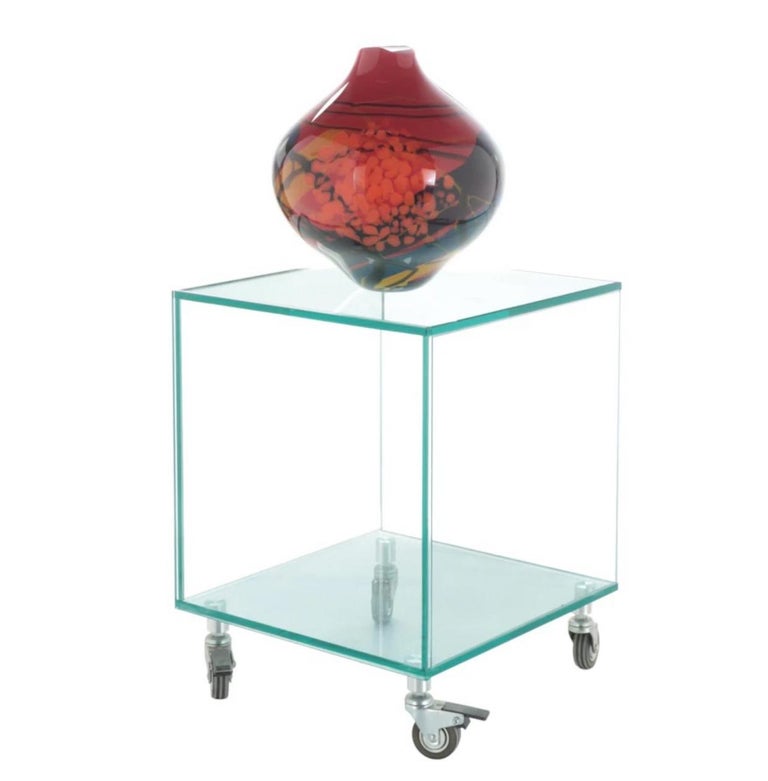 loan Nemtoi (Romanian, born 1964) Hand Blown Art Glass Vase and
