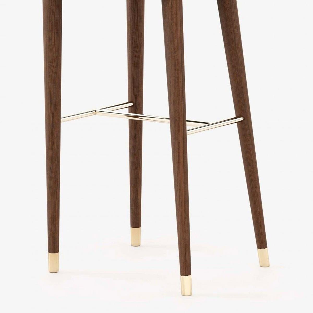 Stainless Steel Loanne High Bar Stool For Sale