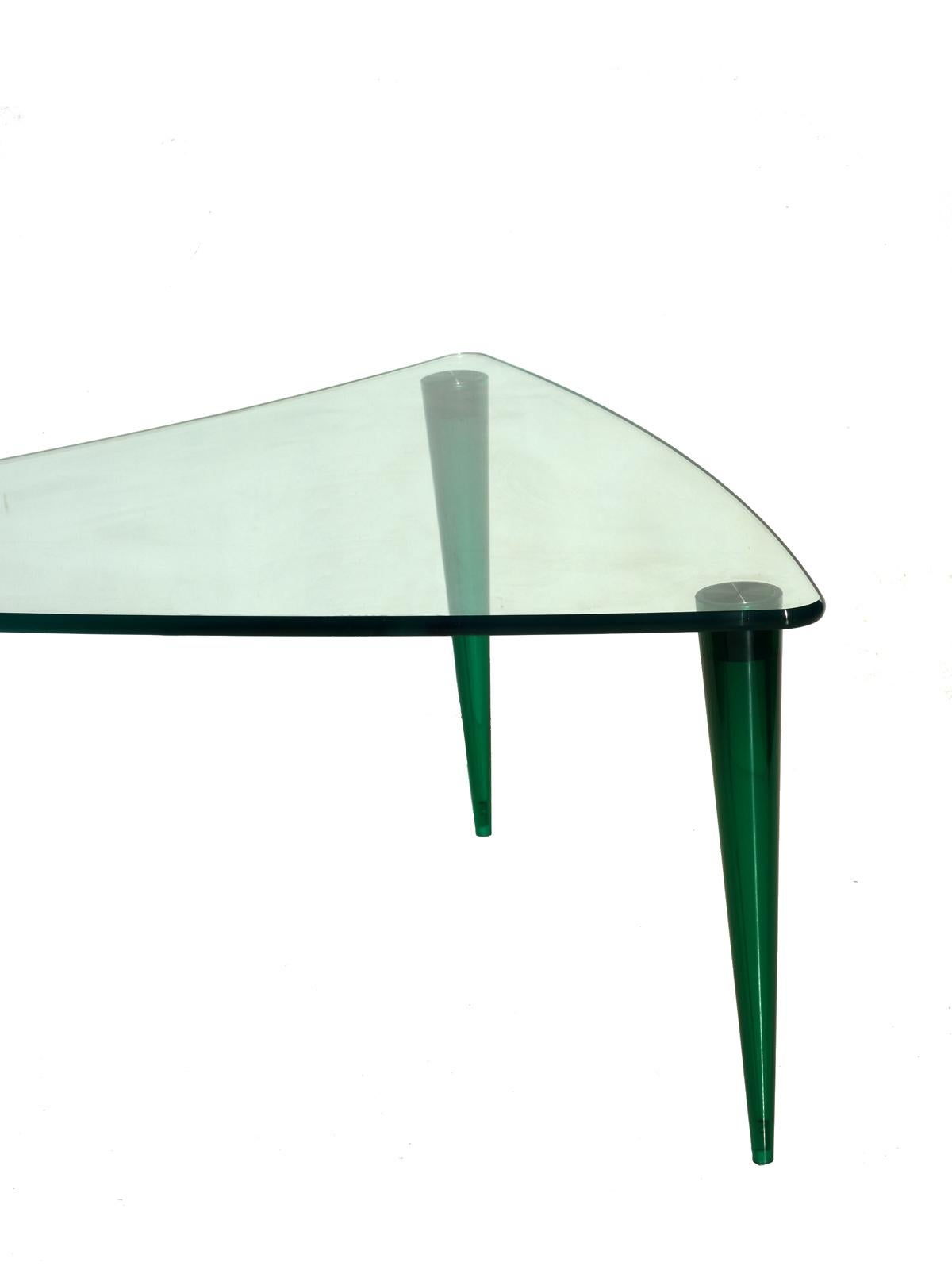 Mid-Century Modern  Table basse de design italien des années 1990 