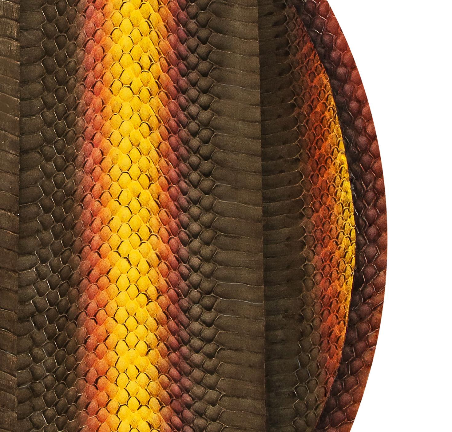 Lobel Originals 3-stöckiger Beistelltisch aus exotischem Schlangenhaut 2022 (amerikanisch) im Angebot