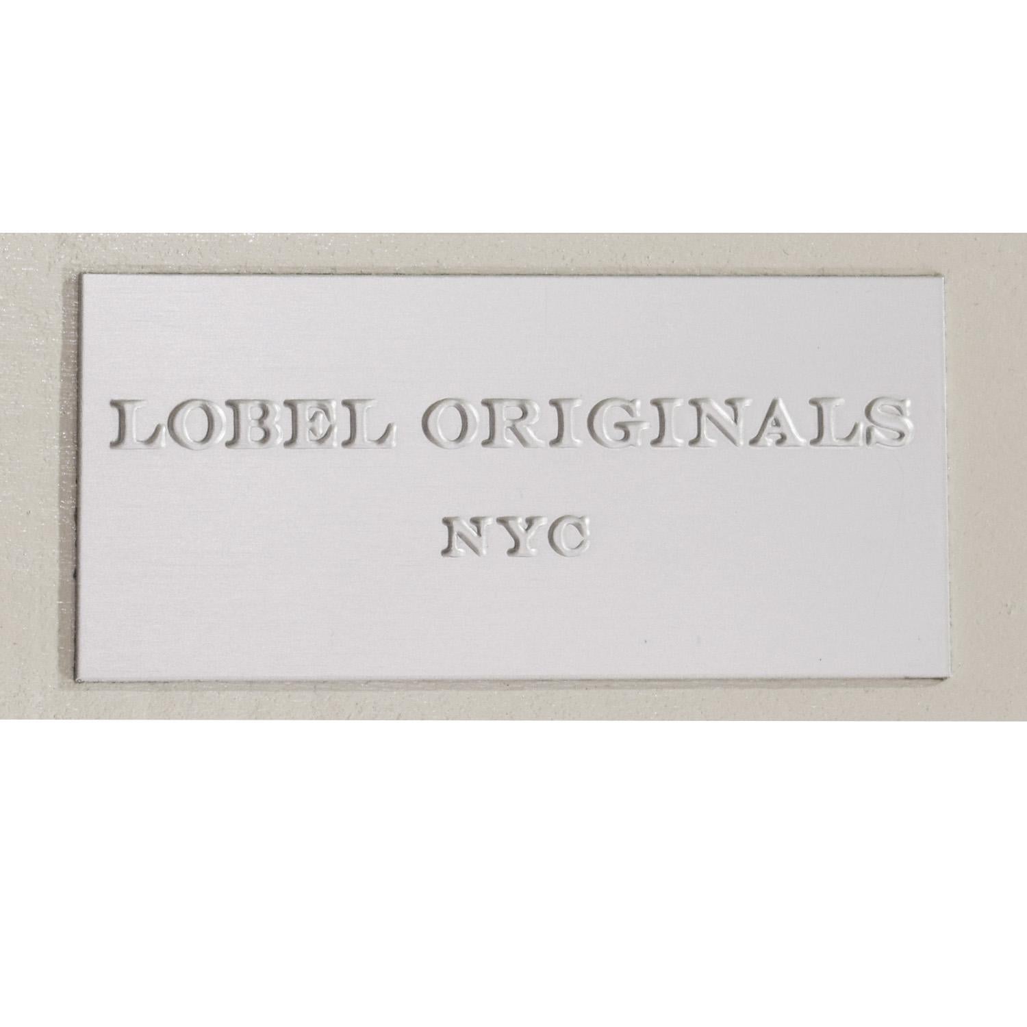 Lobel Originals, Paar 2-stöckige Beistelltische aus schwarzer und weißer Schlangenhaut, „neu“ (21. Jahrhundert und zeitgenössisch) im Angebot