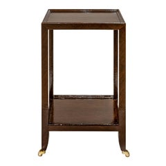 Lobel Originals Telephone Table in Brown Cobra Skin 2024 - Made to Order