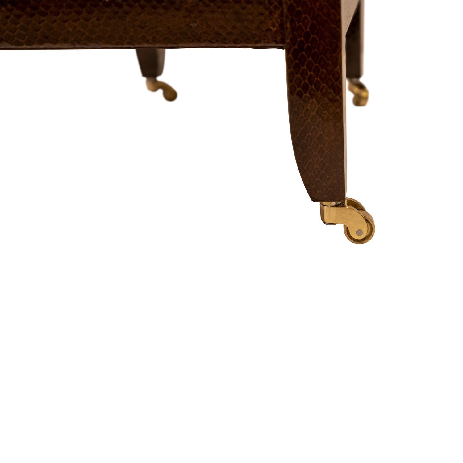 Lobel Originals Telefontisch in Brown Cobra Skin 2024 - auf Bestellung gefertigt (21. Jahrhundert und zeitgenössisch) im Angebot