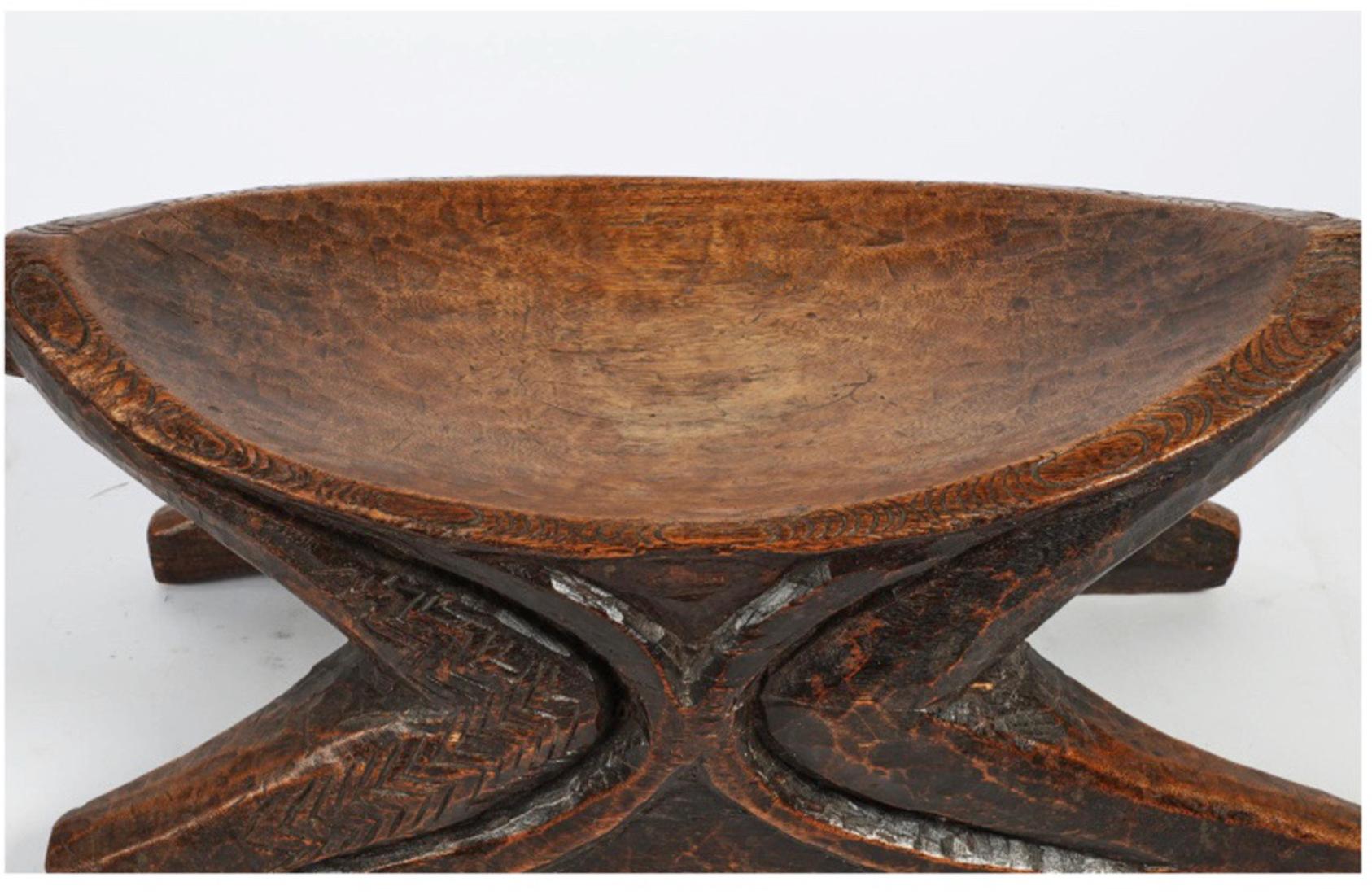 Taburete Lobi, principios del siglo XX Tribal en venta