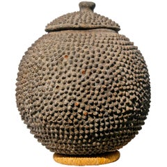 Vase Lobi en terre cuite, poterie africaine