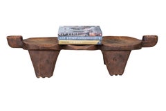 Lobi Wood Three Seat African Bench
