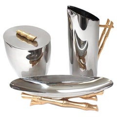 L'Objet - Ensemble de bar en faux bambou