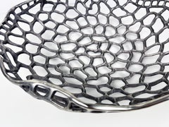 L'Objet Large Cast Metal Sculptural Centerpiece Bowl