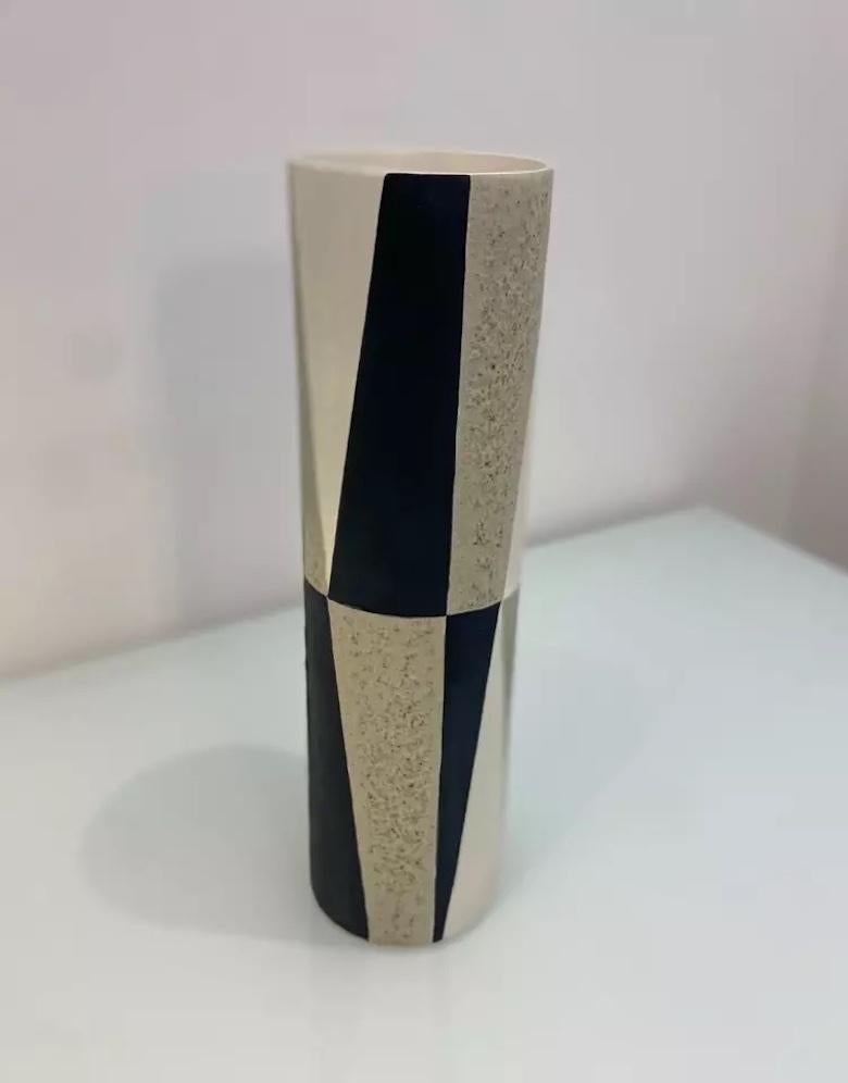 Modern L'objet Monochrome Decorative Ceramic Abstract Vase For Sale