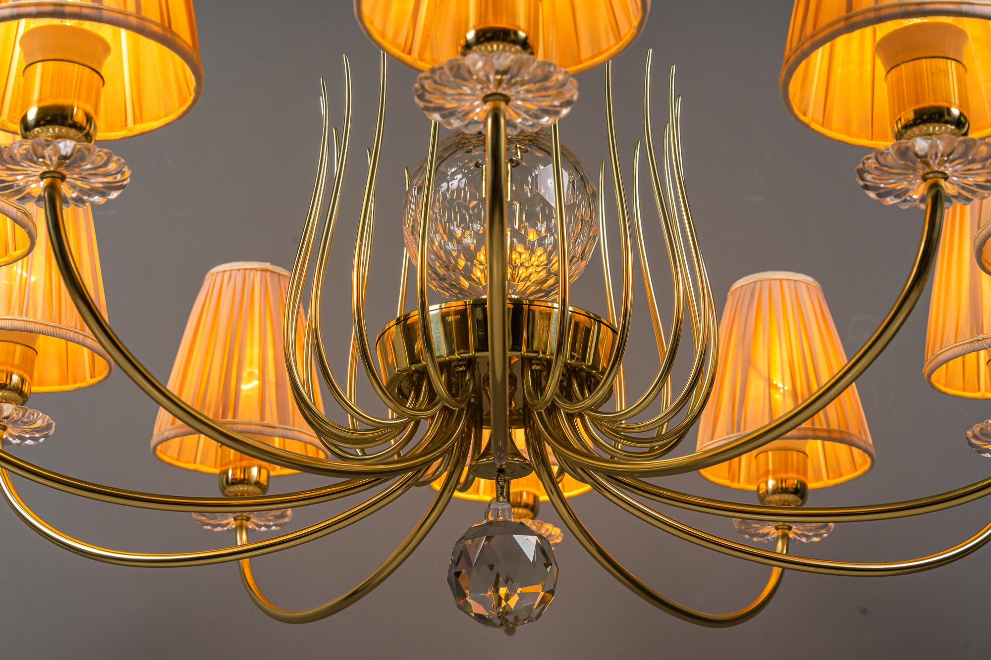 Lobmeyr Chandelier, Vienna, Around 1950s For Sale 10