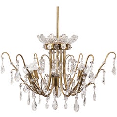 Lobmeyr Crystal Chandelier, 1950s