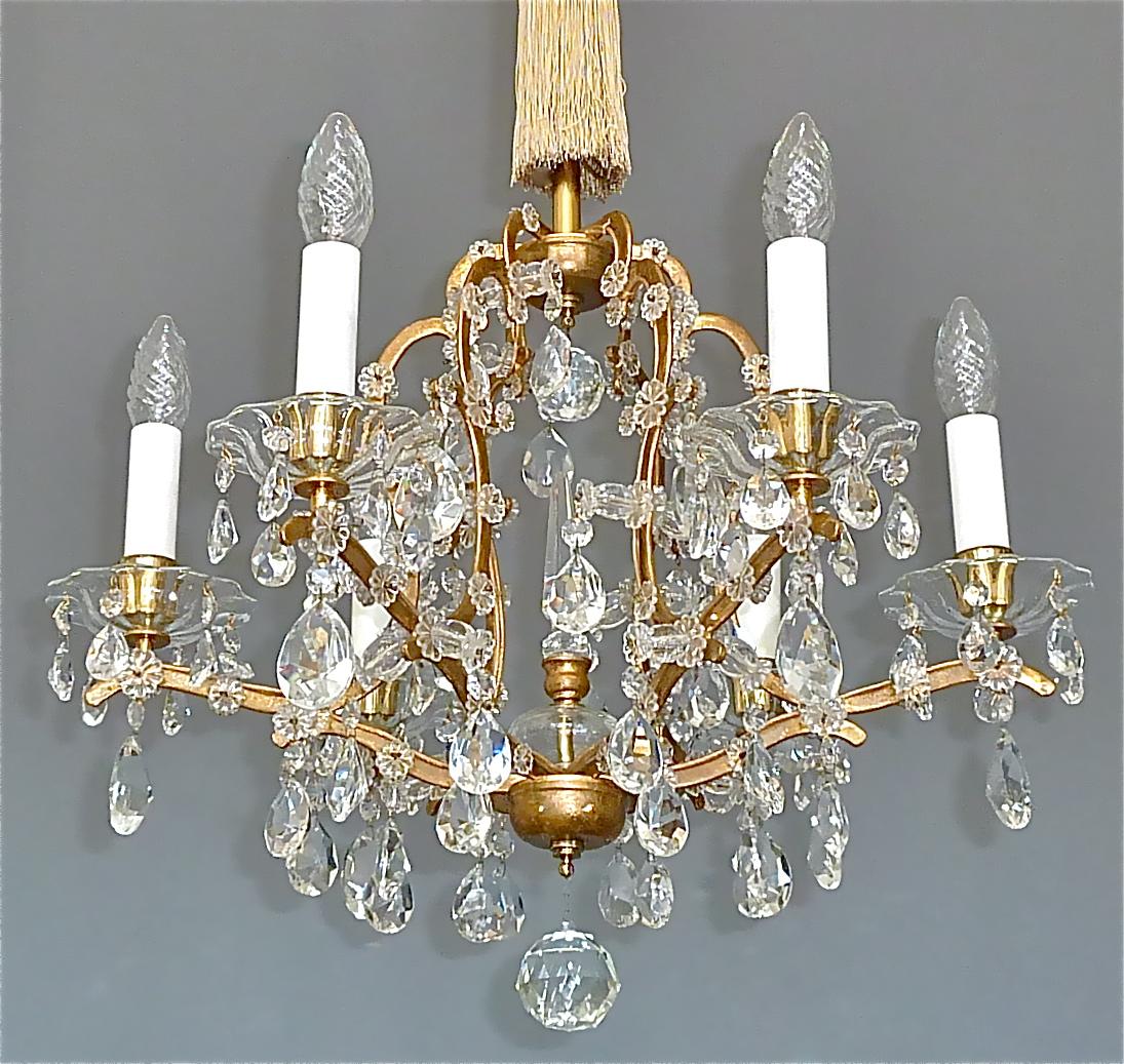 Fantastico lampadario a sei luci J. & L. Lobmeyr 