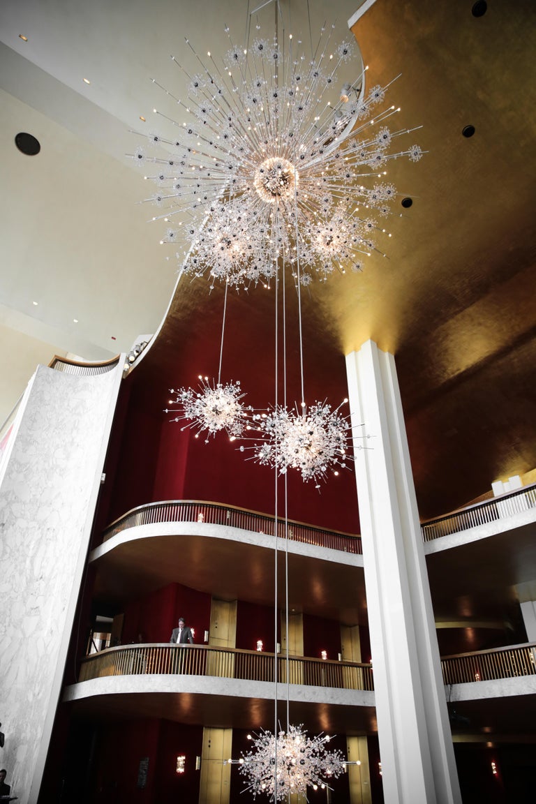 Lobmeyr Metropolitan Opera Crystal Chandelier 6725-L-59 In New Condition For Sale In New York, NY