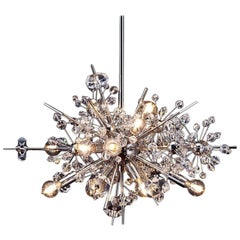 Lobmeyr Metropolitan Opera Crystal Chandelier Foyer D11, Mid-Century Modern