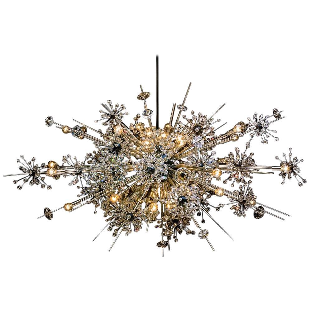 Lustre Foyer L36 Lobmeyr en cristal Metropolitan Opera Style Milieu de Siècle en vente
