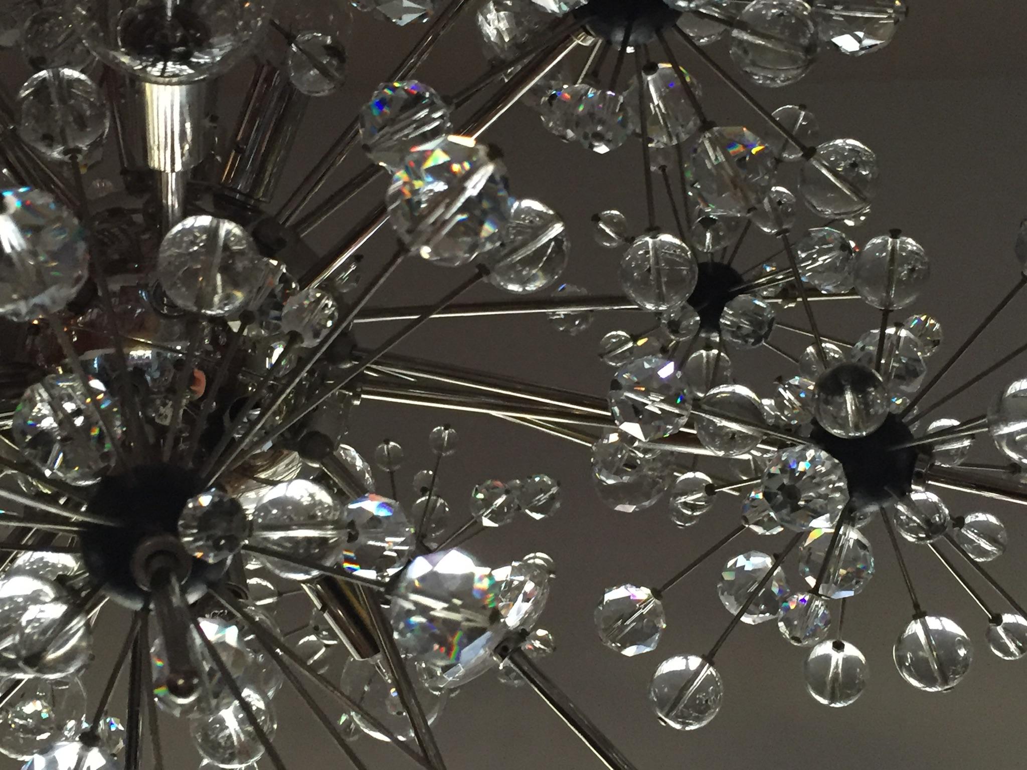 Lobmeyr Metropolitan Opera Crystal Chandelier Sputnik Design For Sale 2
