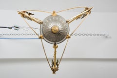 Lobmeyr-Restored Empire-Style Eternal Flame Pendant Lamp