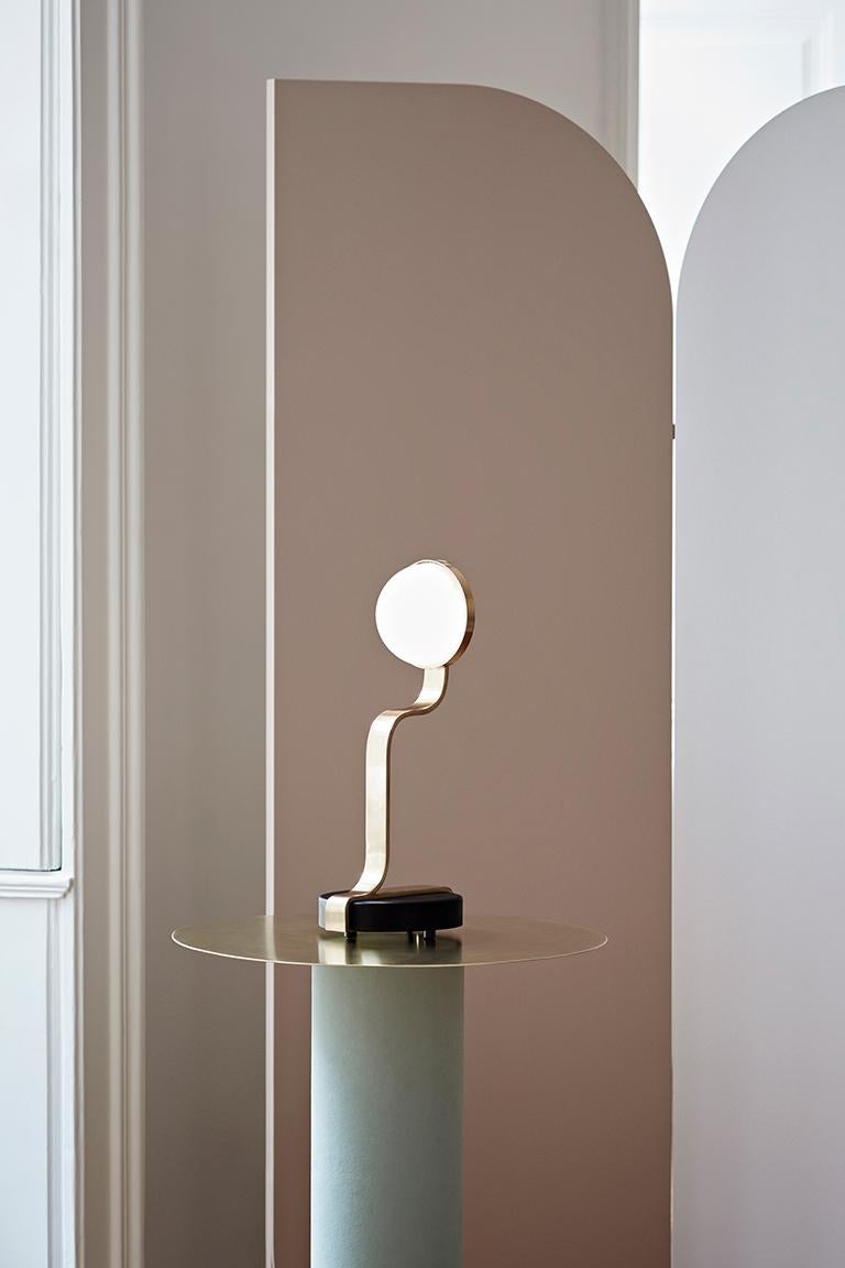 Art Deco Lobmeyr Script Table Light by Bodo Sperlein For Sale