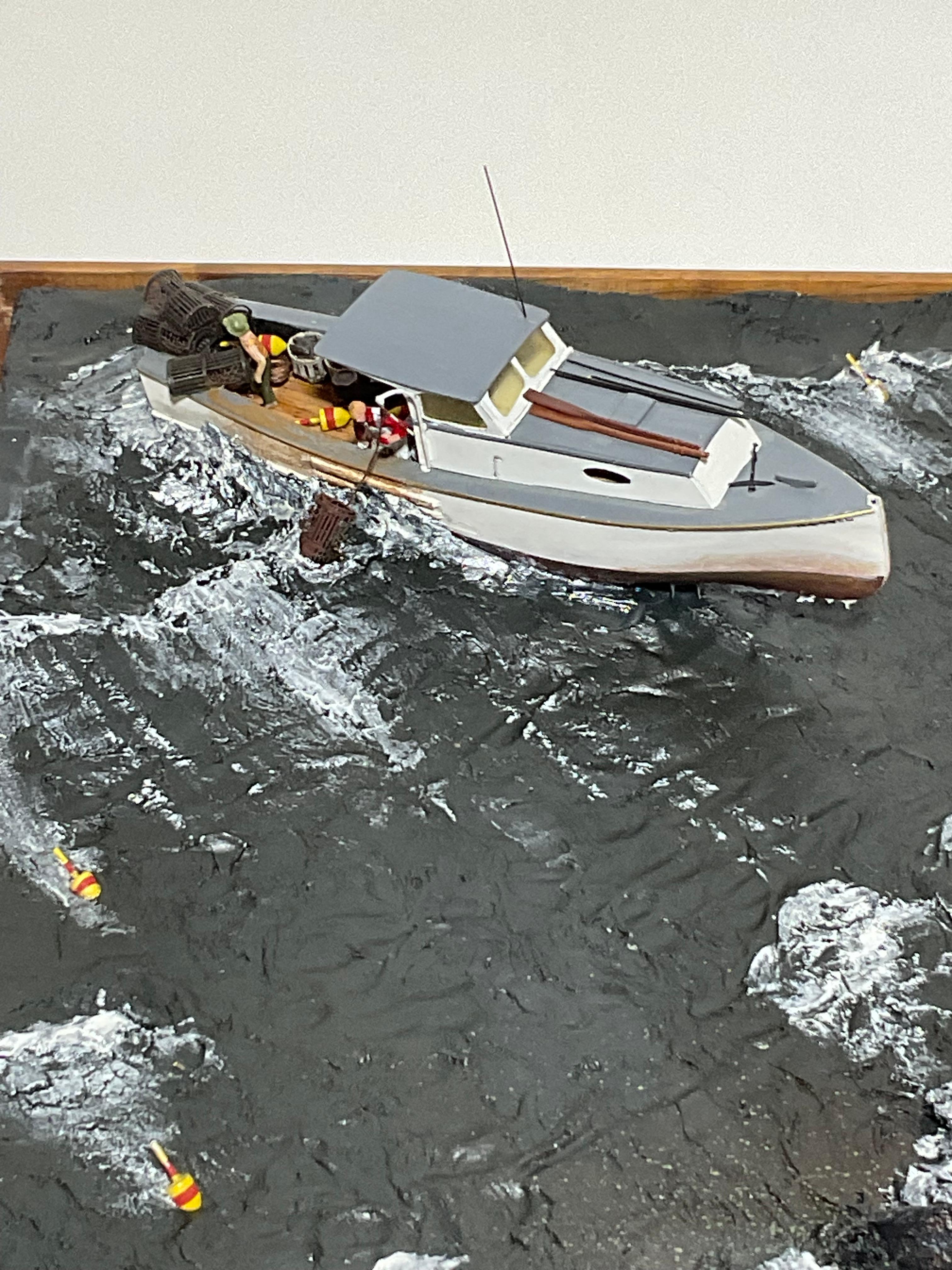 Chariot de homard Diorama intitulé 
