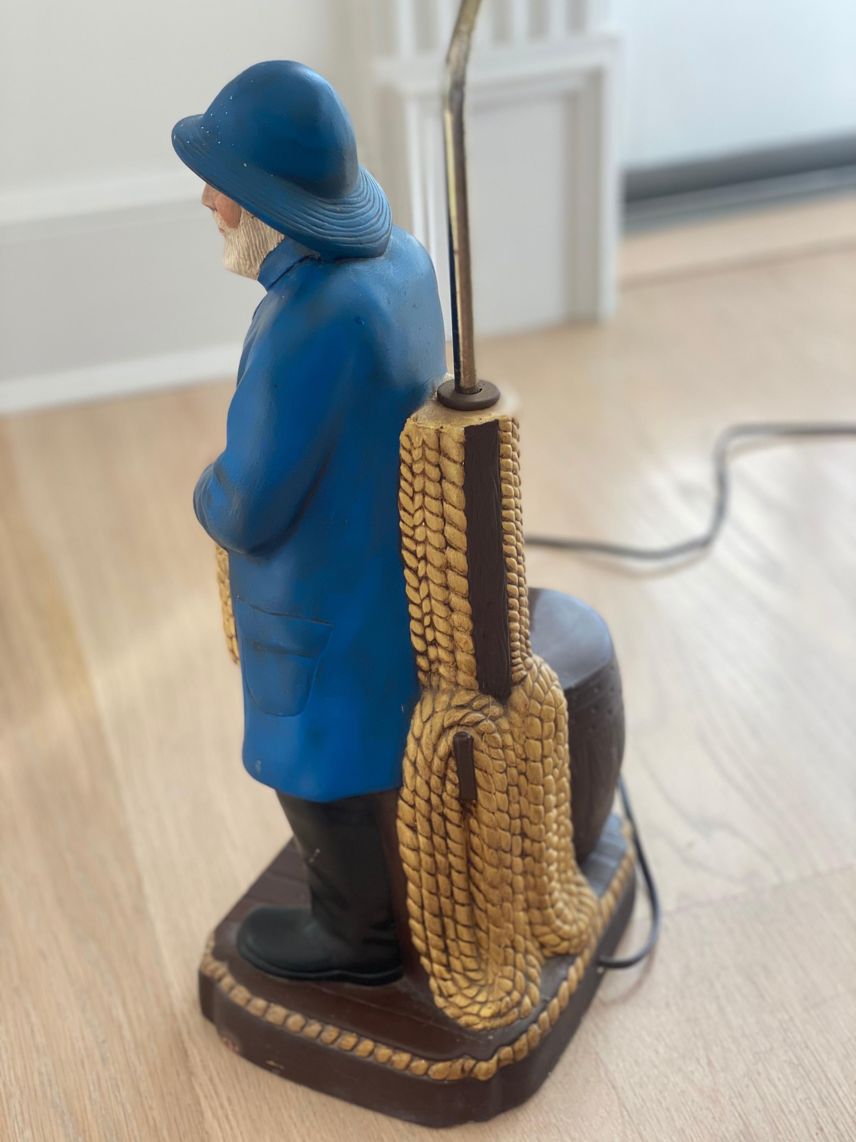 Lobster Man Porcelain Lamp For Sale 2