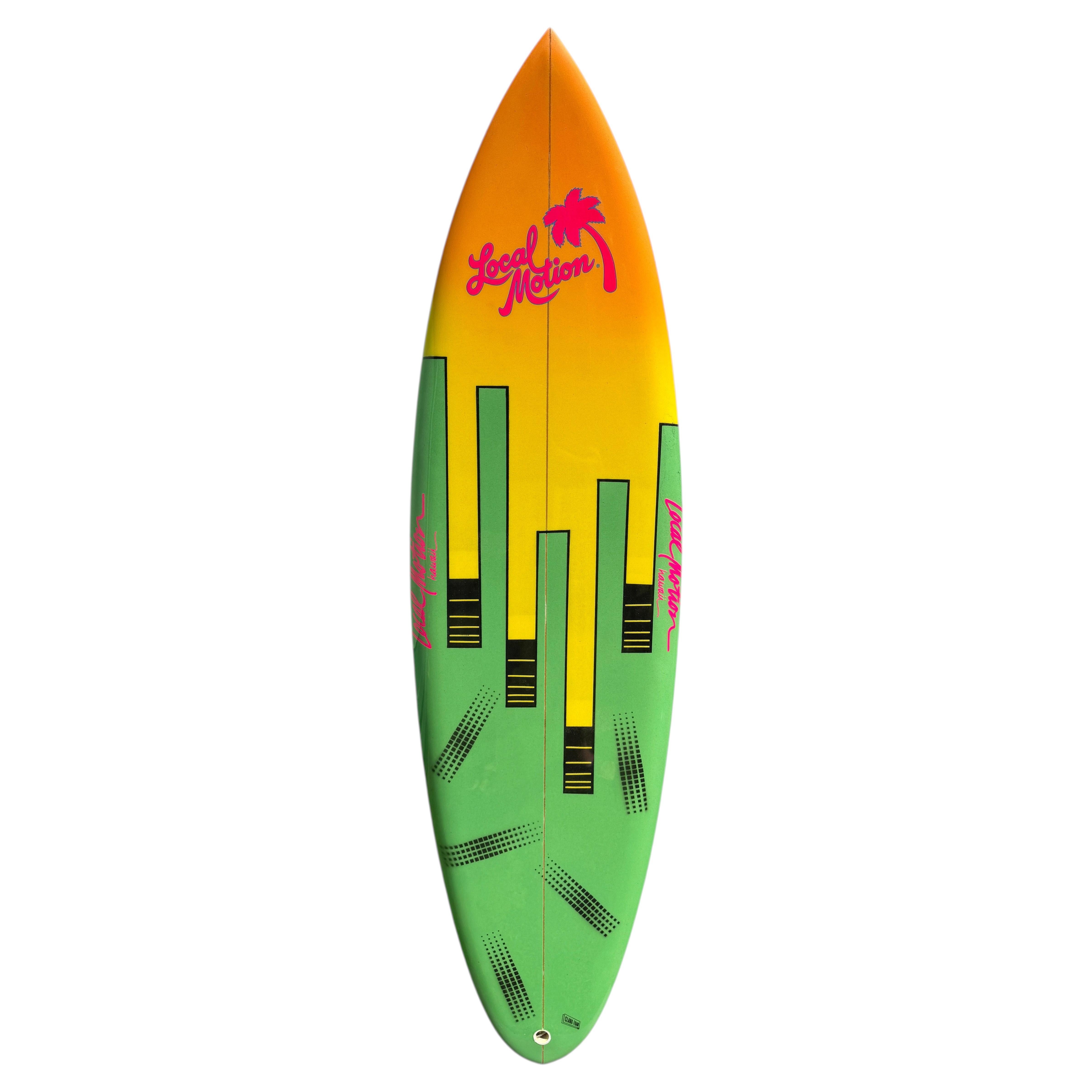 1980s Vintage Michael Ho Personal Island Classics Surfboard at